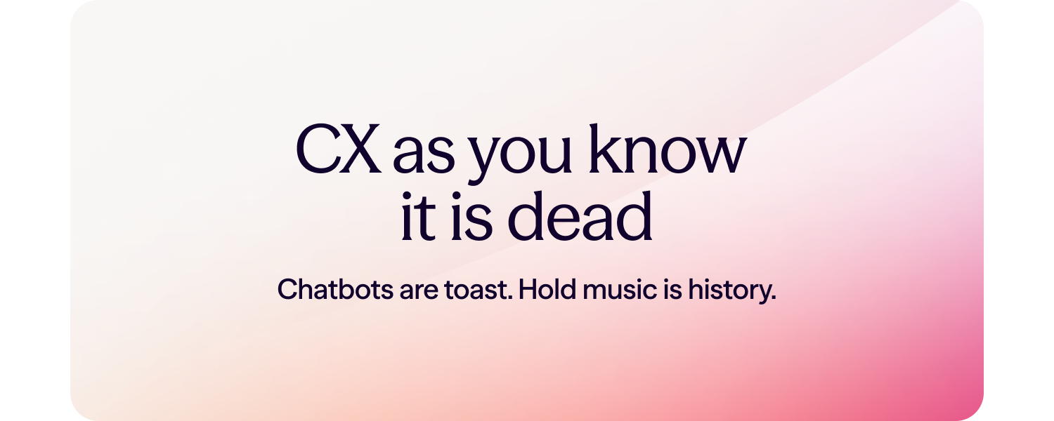 CX as you know it is dead